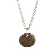 Pendant Never Give Up Encouragement Statement Necklace Pendant