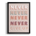 thumbnail image 1 of Never Give Up Premium Framed Print - Ready to Hang, 1 of 9