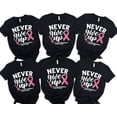 thumbnail image 1 of Never Give Up Shirt Breast Cancer Support Shirt Breast Cancer Squad Shirt Breast Cancer Aw, 1 of 2