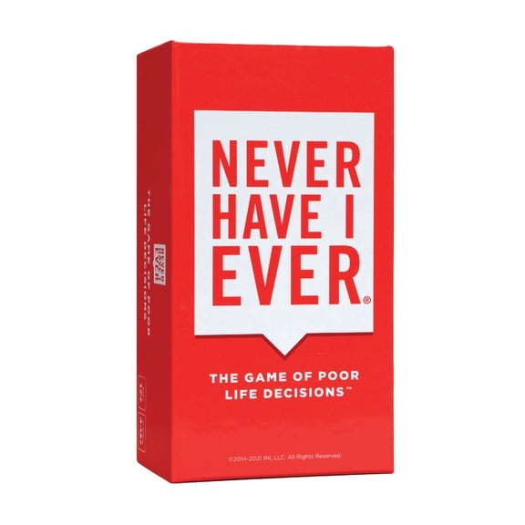 Never Have I Ever -Hilarious Family Card Game - For Kids, Teens & Adults - Game Nights & Parties - Includes “I Have” & “I Have Never” Paddles!