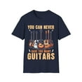thumbnail image 1 of Never Have Too Many Guitars Guitarist Player Musician Music TShirt, 1 of 4