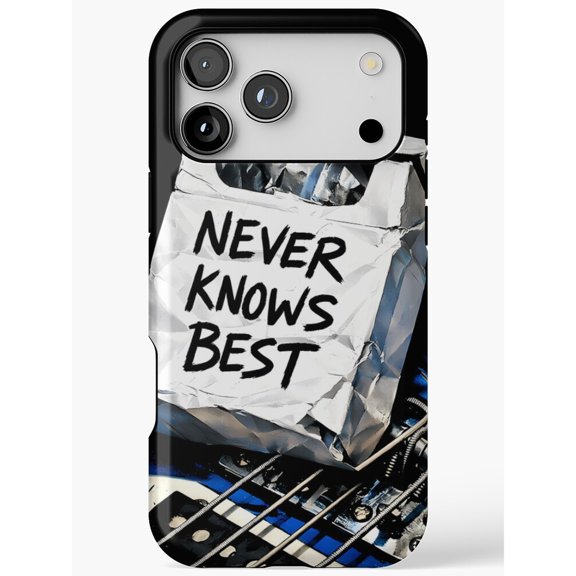 Never Knows Best Music Studio Collage Tough Phone Case, Polycarbonate and TPU, for Apple iPhone