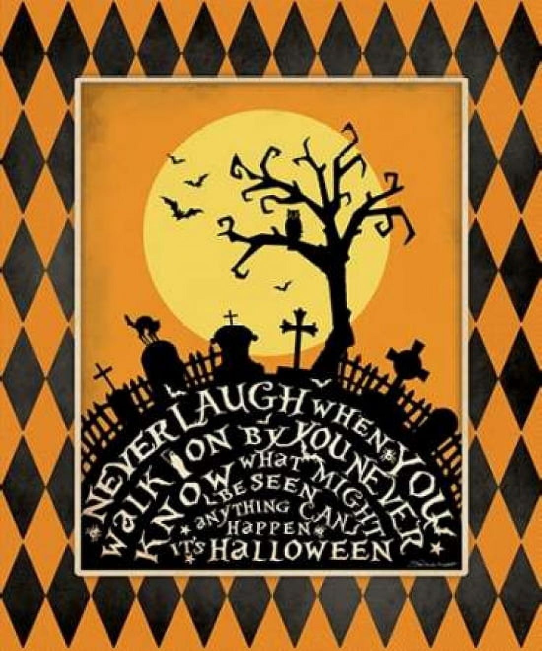 Never Laugh Canvas Art - Stephanie Marrott (20 x 24)