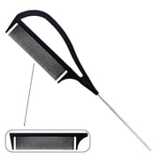 Never Let Go Carbon Fibre Styling and Highlighting Comb Black 10.25 #2