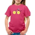 thumbnail image 1 of Never Look Back Lemon Bicycle T-Shirt Juniors -Image by Shutterstock,  Large, 1 of 4