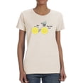 thumbnail image 1 of Never Look Back Lemon Bicycle T-Shirt Women -Image by Shutterstock, Female 4X-Large, 1 of 4