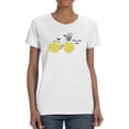 thumbnail image 1 of Never Look Back Lemon Bicycle T-Shirt Women -Image by Shutterstock, Female XX-Large, 1 of 4
