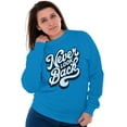 thumbnail image 1 of Never Look Back Positive Motivation Women Crewneck Sweatshirt Brisco Brands 4X, 1 of 6