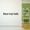 thumbnail image 1 of Never Lose Faith Dream Hope Believe Have Patients Block Words Love Fondness Devotion Truly Loved Soul Mate Passion Heart Forever Holiday Gift Decorating Ideas Wall Decal Sticker - Size: 20 In X 2 In, 1 of 5