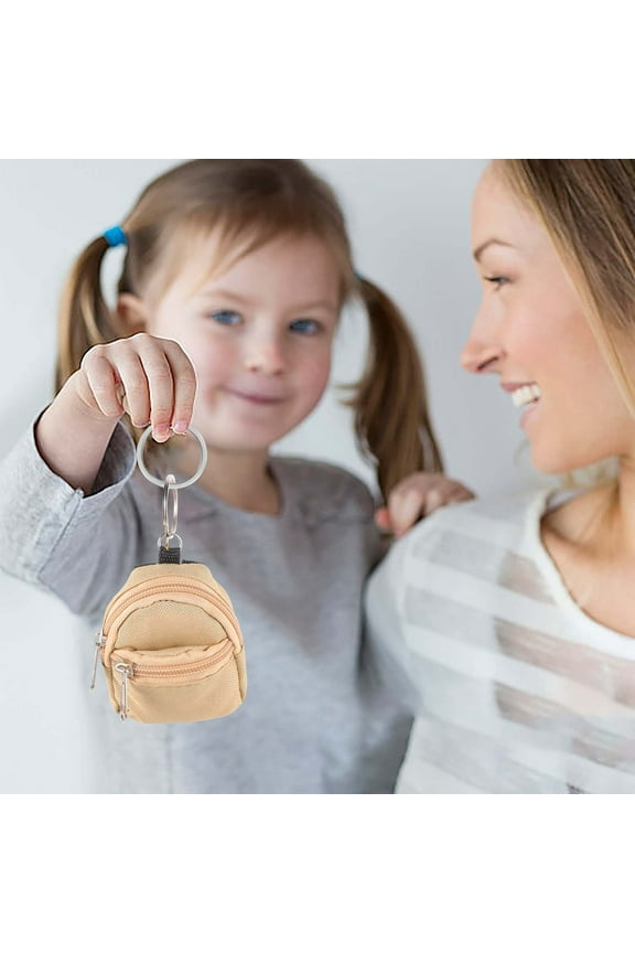 Compact Pouch Keychain Jar - The Mini Bag to Keep Your Loose Change Organized and Accessible