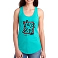 thumbnail image 1 of Never Lose Your Hope Sign Racerback Tank Women -Image by Shutterstock, Female x-Small, 1 of 4