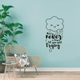 thumbnail image 1 of You're Never A Loser Til You Quit Trying Life Quote Vinyl Cute Cloud Raining Design Wall Sticker Art Decal Boys Girls Kids Room Design Bedroom House Home Decor Stickers Decoration Size(20x18 inch), 1 of 3