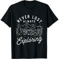 thumbnail image 1 of Never Lost Always Exploring - Hiking Lover Mountaineer Hiker T-Shirt, 1 of 3