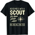 thumbnail image 1 of Never Mess With A Scout Funny Scouting Scout T-Shirt, 1 of 3