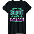 thumbnail image 1 of Never Mess With A Scout Girl We Know Places Scout T-Shirt, 1 of 3