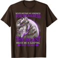 thumbnail image 1 of Never Mistake My Kindness for Weakness Wolf Unisex T-Shirt for Men Women Kids Toddler,Dark Chocolate Color,Size YXS, 1 of 5