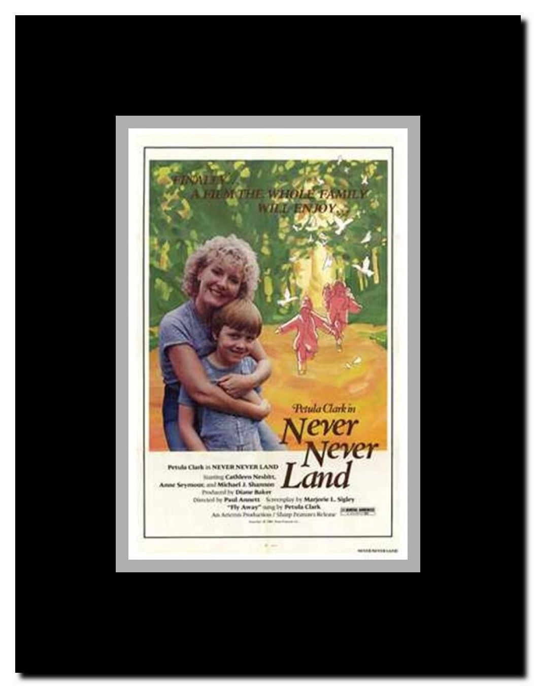 Never Never Land Framed Movie Poster