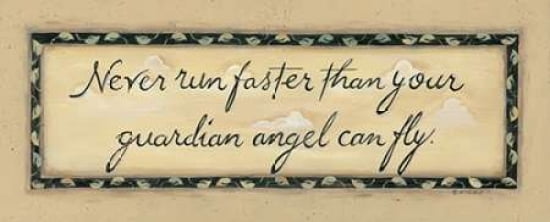 Never Run Faster Canvas Art - Karen Tribbet (10 x 20)