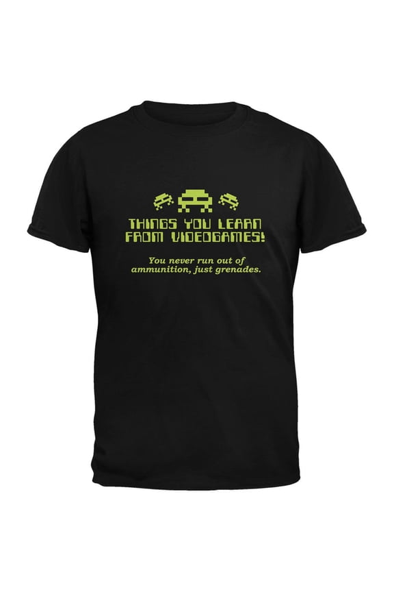 Never Run Out of Ammo Black Adult T-Shirt - Small