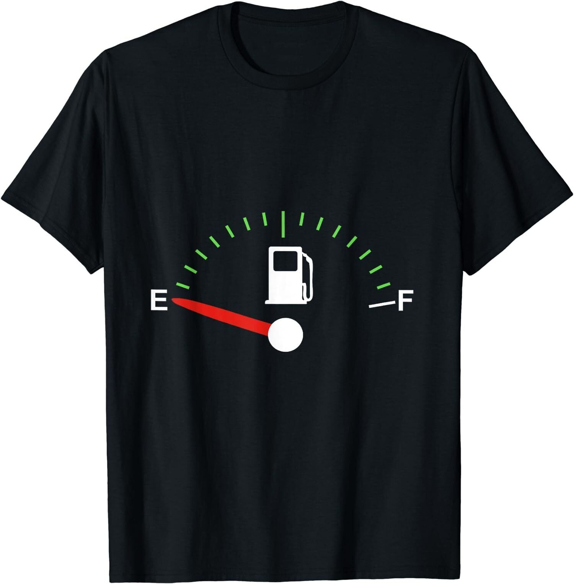 Never Run Out of Gas Again: Stay Informed with Fuel Gauge Tee, the