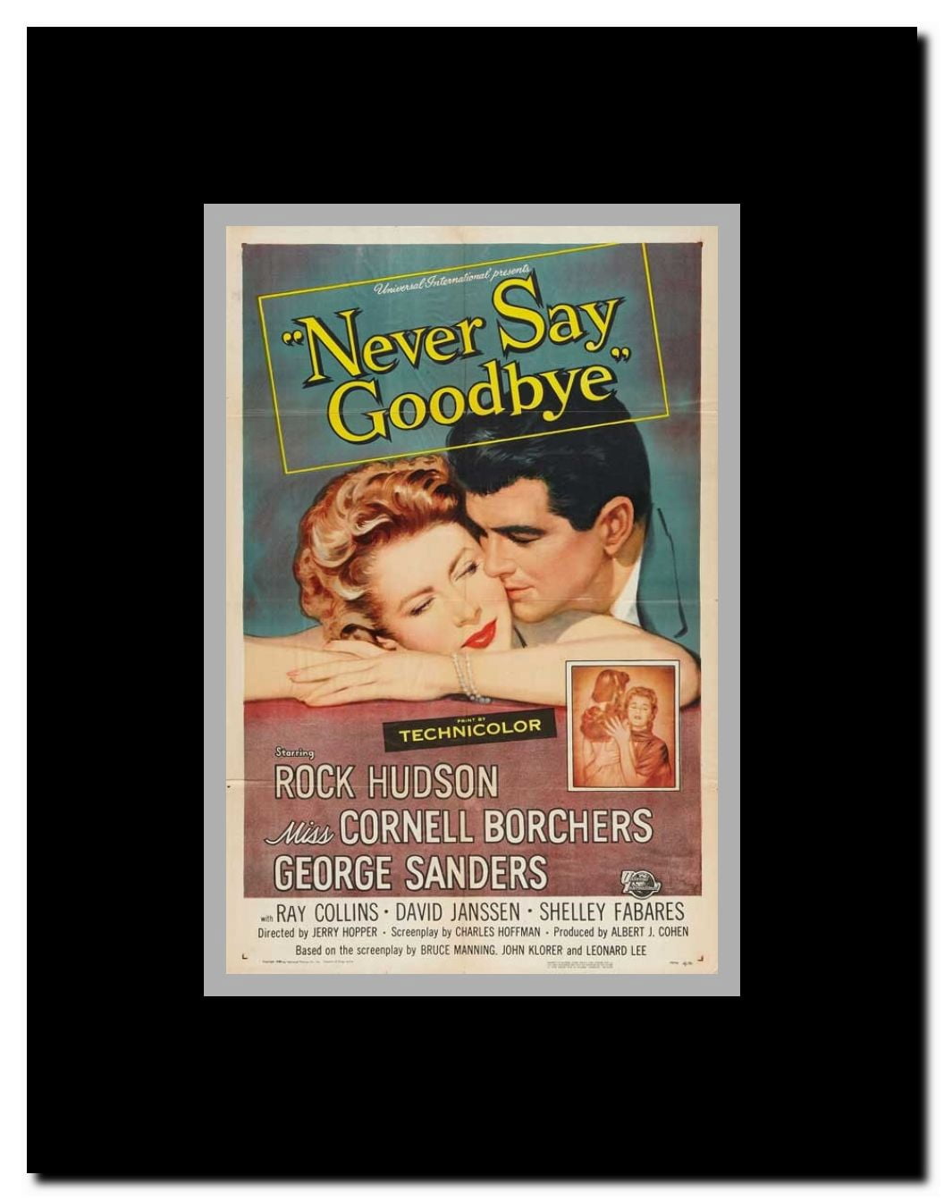 Never Say Goodbye Framed Movie Poster