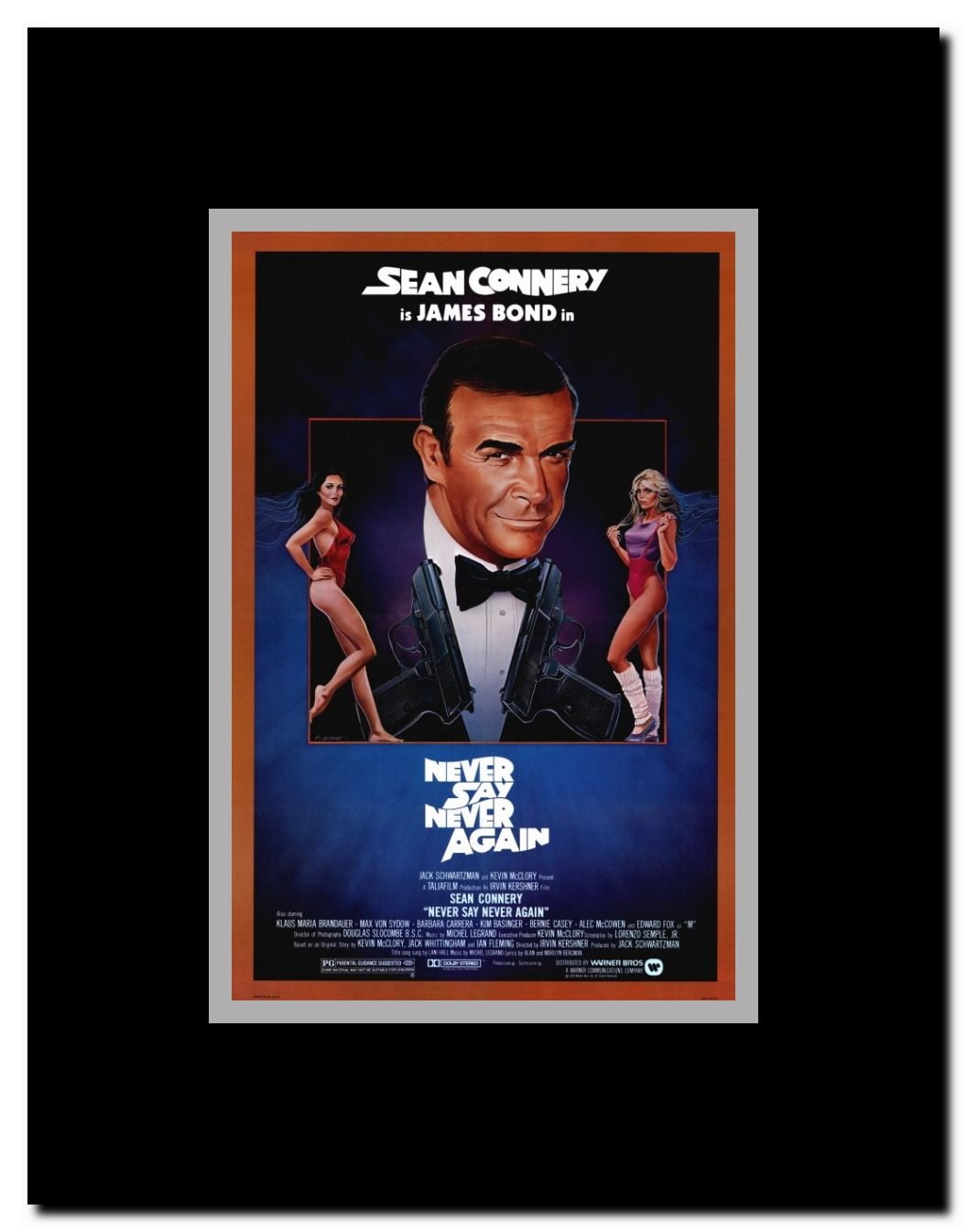 Never Say Never Again Framed Movie Poster