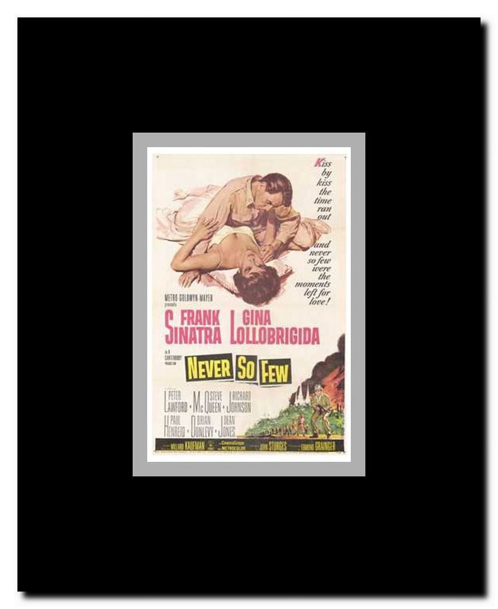 Never So Few Framed Movie Poster