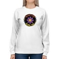 thumbnail image 1 of Never Stop Being You Sweatshirt Women -Smartprints Designs, Female XX-Large, 1 of 4