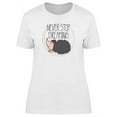 thumbnail image 1 of Never Stop Dreaming, Hedgehog T-Shirt Women -Image by Shutterstock, Female XX-Large, 1 of 2