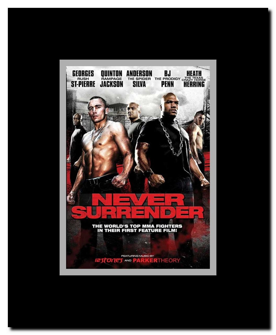 Never Surrender Framed Movie Poster