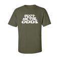 thumbnail image 1 of Never Tell Me The Odds Adult Short Sleeve T-shirt, 1 of 4