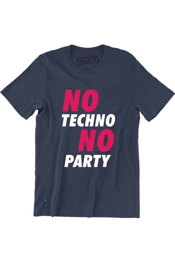Never Too Old For Techno DJ Headphone Music Dance Party Men's Tee