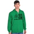 thumbnail image 1 of Never Trust An Atom Science Nerd Joke Zip Up Hoodie Men's Women's Brisco Brands 3X, 1 of 6