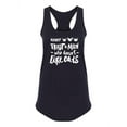 thumbnail image 1 of Never Trust Racerback Tank Women -Image by Shutterstock, Female Small, 1 of 4