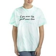 thumbnail image 1 of Never Try Quote Tie Dye Cyclone Women -Smartprints Designs, Female Large, 1 of 2