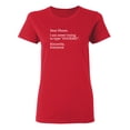 thumbnail image 1 of Never Trying To Type Ducking Sarcastic Novelty Gift Idea Adult Humor Funny Women's Casual Tees, 1 of 3