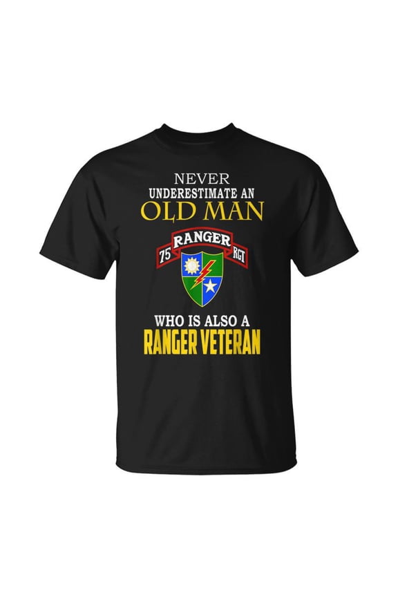 Never Underestimate A 75Th Ranger Ranger Veteran Christmas TShirt