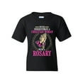 thumbnail image 1 of Never Underestimate A Christian Woman With A Rosary DT Youth Kids T-Shirt Tee, 1 of 2