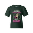 thumbnail image 1 of Never Underestimate A Christian Woman With A Rosary DT Youth Kids T-Shirt Tee, 1 of 1