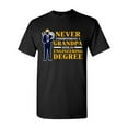 thumbnail image 1 of Never Underestimate A Grandpa With Engineering Degree Funny DT Adult T-Shirt Tee, 1 of 2