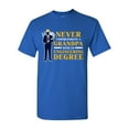 thumbnail image 1 of Never Underestimate A Grandpa With Engineering Degree Funny DT Adult T-Shirt Tee, 1 of 2