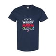 thumbnail image 1 of Never Underestimate An Autism Mom A Neurodiversity Support Gift Unisex T-Shirt, up to size 5XL, 1 of 2