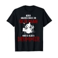 thumbnail image 1 of Never Underestimate An Old Man Drummer T-shirt Drummer, 1 of 5