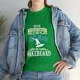 thumbnail image 1 of Never Underestimate An Old Man On A Wakeboard Wakeboarding T-Shirt, 1 of 2