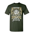 thumbnail image 1 of Never Underestimate An Old Man Who Was Born In January Funny DT Adult T-Shirt Tee, 1 of 2