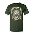 thumbnail image 1 of Never Underestimate An Old Man Who Was Born In June Funny DT Adult T-Shirt Tee, 1 of 2