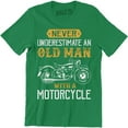 thumbnail image 1 of Never Underestimate An Old Man With A Bicycle Mens Funny Cycling Bike Shirt, 1 of 4