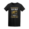 thumbnail image 1 of Never Underestimate Old Man Car Tee Men's -Image by Shutterstock, 1 of 2