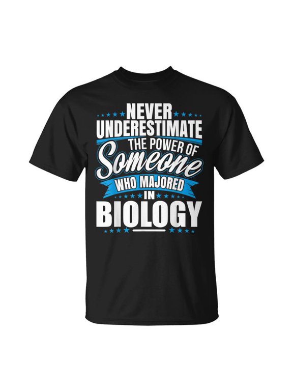 Never Underestimate The Power Of Biology Major TShirt