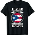 thumbnail image 1 of Never Underestimate The Puerto Rican Power Puerto Rico T-Shirt, 1 of 3